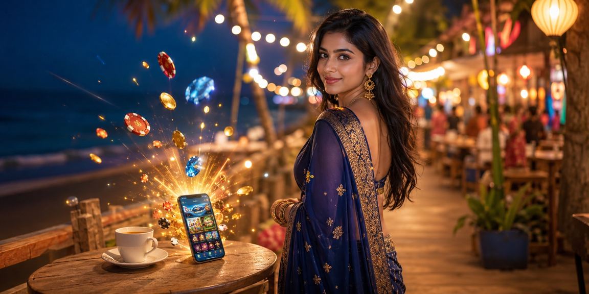 মোবাইলে নিরাপদ লগইন সমুদ্র সৈকতে